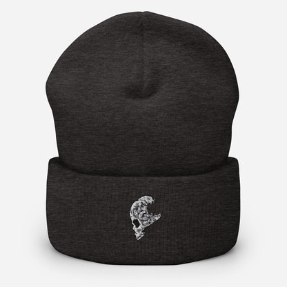 Waves on my Mind Skully Cuffed Beanie