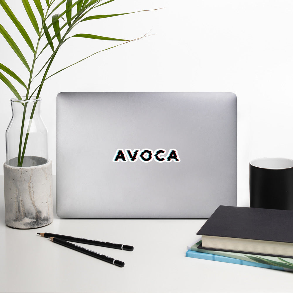 Avoca Glitch Sticker