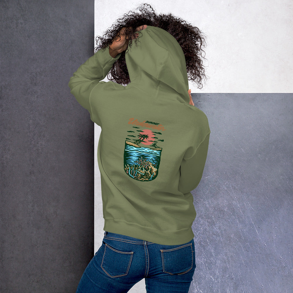 Underwater Skully Hoodie