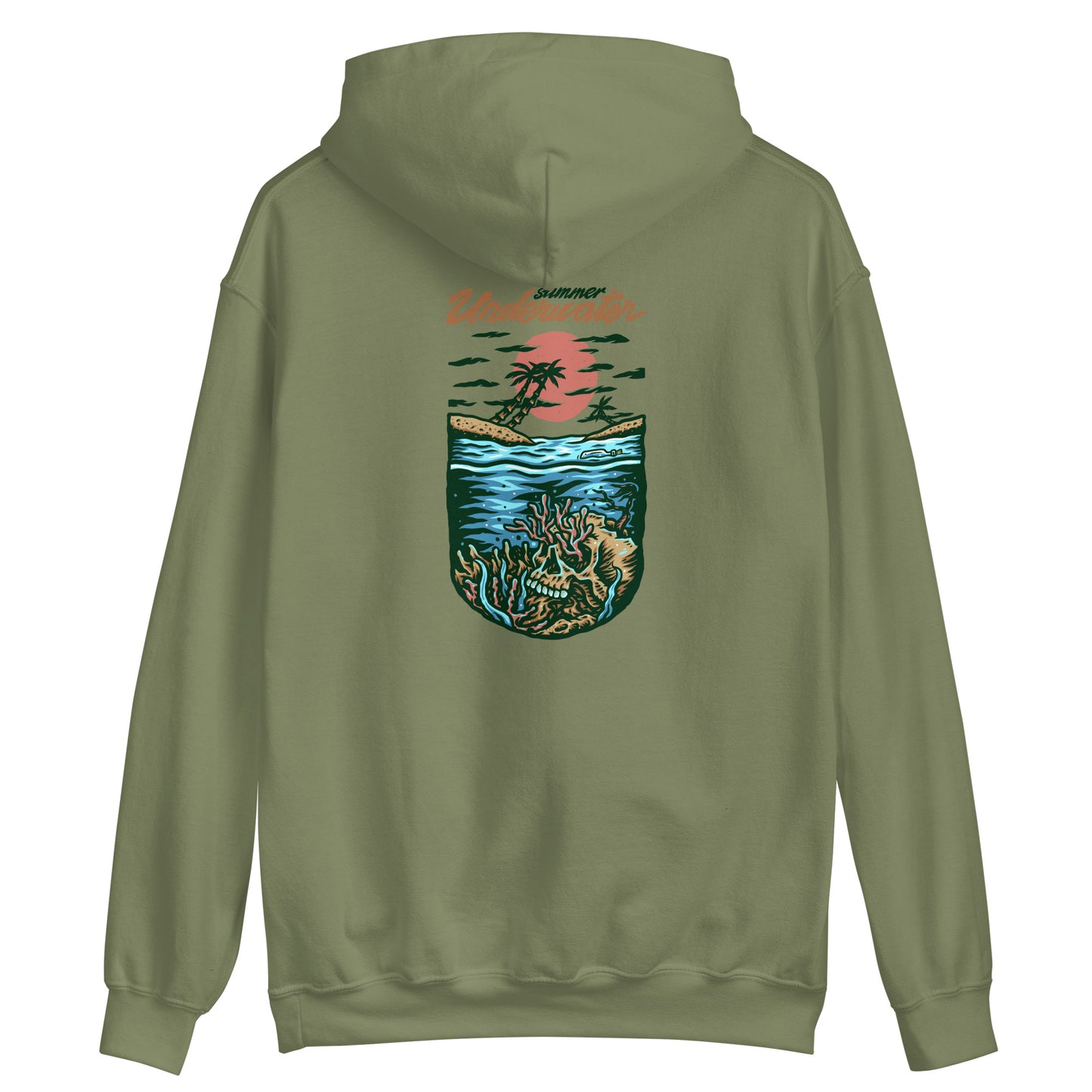 Underwater Skully Hoodie